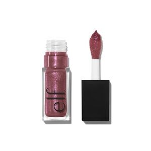 ELF NIB Glow Reviver Lip Oil Glimmer Divine Wine - Berry + Pink Pearl